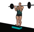 Calf Raise - Wall Barbell